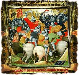 Bataille de Crécy, extrait des chroniques de Froissart Bataille de Crécy, extrait des chroniques de Froissart